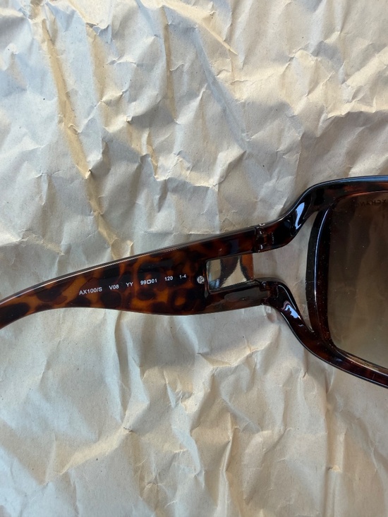 NEW A|X Armani Exchange Oversized Tortoiseshell Sunglasses main image 4